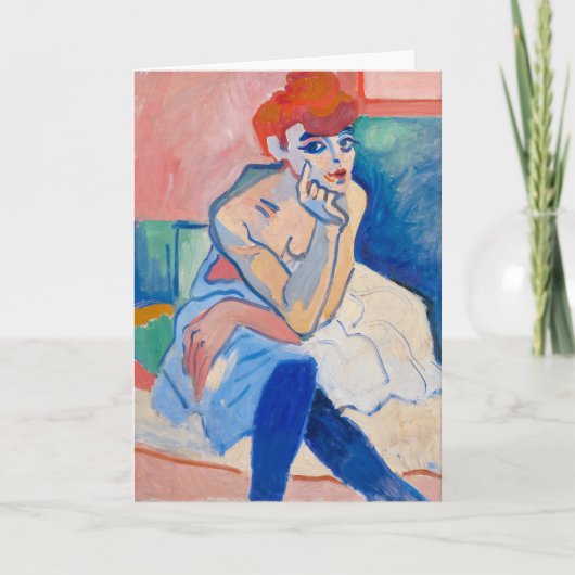 Frau in einer Kluft | Andre Derain | Karte (Vorderseite)