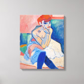 Frau in einer Kluft | Andre Derain | Leinwanddruck (Vorderseite)
