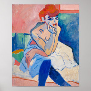 Frau in einer Kluft   Andre Derain   Poster