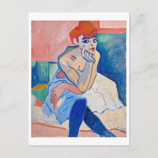 Frau in einer Kluft | Andre Derain | Postkarte (Vorderseite)