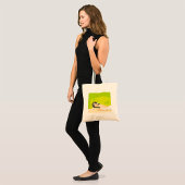 Frau in einer Wellness-Center-Tote-Tasche Tragetasche