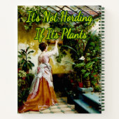 Frau in Greenhouse von Otto Eerelman Notizblock (Rückseite)