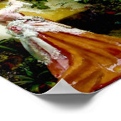 Frau in Greenhouse von Otto Eerelman Poster (Ecke)