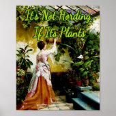 Frau in Greenhouse von Otto Eerelman Poster (Vorne)