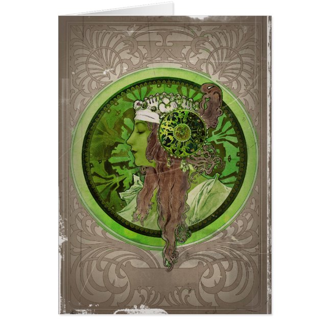 Frau in grün - LAUREL (Vorne)