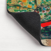 Frau in grüner Sonnenbrille Mousepad (Ecke)