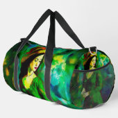 Frau in Hut Duffle Bag (Rechte Ecke)