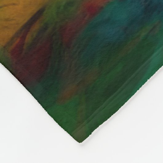 Frau in Hut Fleecedecke (Ecke)