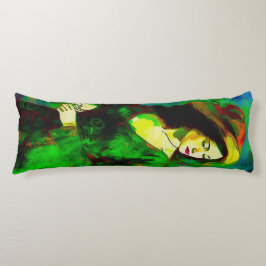 Frau in Hut Seitenschläferkissen