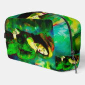 Frau in Hut Waschbeutel (Rechte Ecke)