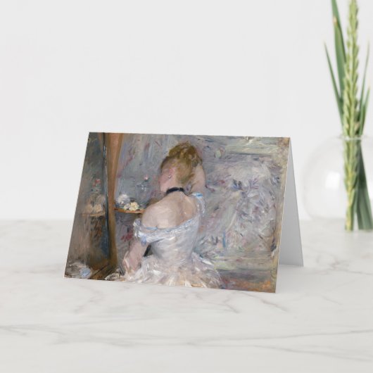 Frau in ihrer Toilette | Berthe Morisot Karte (Vorderseite)