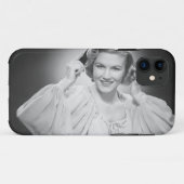 Frau in Kleid 2 Case-Mate iPhone Hülle (Rückseite (Horizontal))