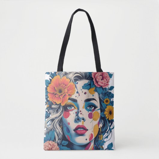 Frau in Kunstform Tasche (Vorderseite)