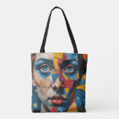Frau in Kunstform Tasche (Rückseite)