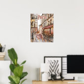 Frau in Paris Poster (Heimbüro)
