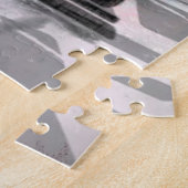 Frau in Paris Puzzle Geschenk mit Eiffelturm (Seite)