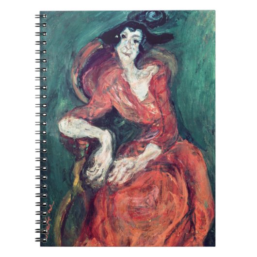 Frau in Red, 1922 Notizblock (Vorderseite)