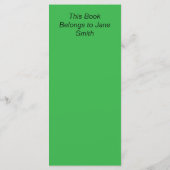 Frau in Red Hat Menükarte (Rückseite)