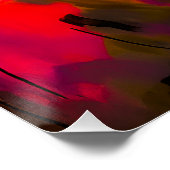 Frau in Red Hat Poster (Ecke)