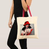 Frau in Red Hat Tragetasche (Vorderseite (Produkt))