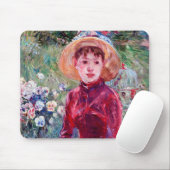 Frau in Rot, Berthe Morisot Mousepad (Mit Mouse)