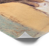 Frau in schwarzen Handschuhen Poster (Ecke)