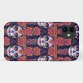 Frau in Sugar Skull Makeup Art Case-Mate iPhone Hülle (Rückseite (Horizontal))
