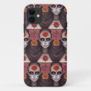 FRAU IN Sugar Skull Makeup - Sugar Skull Art Case-Mate iPhone Hülle