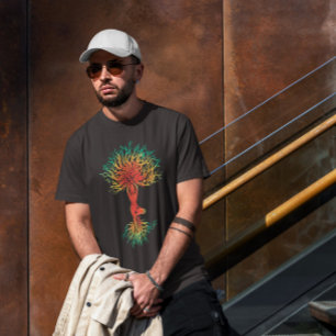 Frau in Yoga-Pose T-Shirt