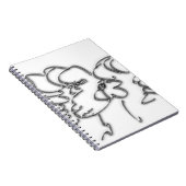 Frau Iron Aries Notebook Notizblock (Rechte Seite)