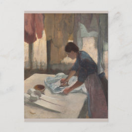 Frau Ironing Edgar Degas Postkarte
