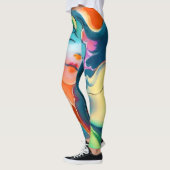 Frau ist ein Träumer Leggings (Links)