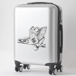 Frau Jackson's Chameleon Aufkleber