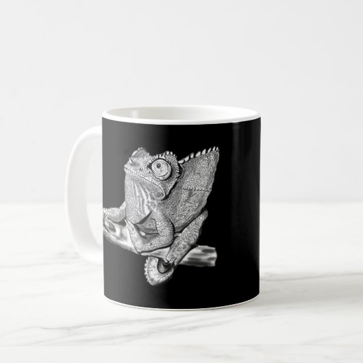 Frau Jackson's Chameleon Kaffeetasse (Vorderseite Links)