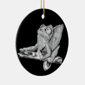 Frau Jackson's Chameleon Keramik Ornament (Rechts)