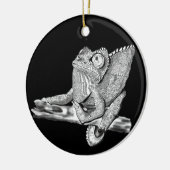 Frau Jackson's Chameleon Keramik Ornament (Links)
