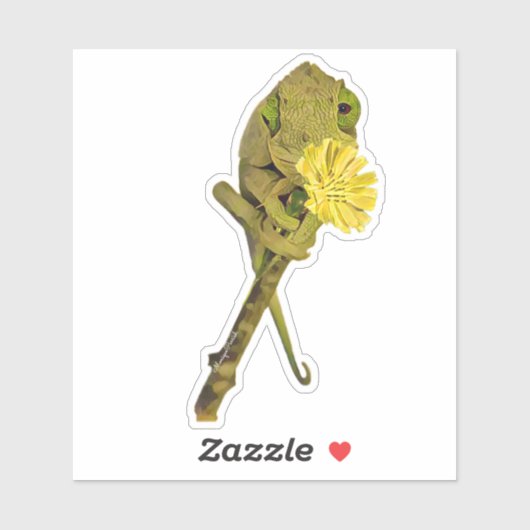 Frau Jacksons Chameleon-Sticker Aufkleber (Blatt)