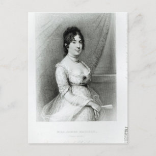 Frau James Madison, Dolley Payne, c.1804-55 Postkarte
