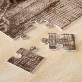 Frau Jane Morris Reclining auf einem Sofa Puzzle (Seite)