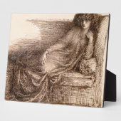 Frau Jane Morris Reclining zu einem Sofa Fotoplatte (Seite)