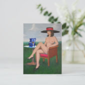 Frau Jones Postkarte (Stehend Vorderseite)