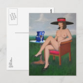 Frau Jones Postkarte (Vorne/Hinten)