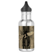 "Frau" Jubiläum der Bronze Edelstahlflasche (Links)