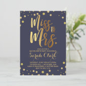 Frau Junggeselinnen-Abschied Einladung (Stehend Vorderseite)