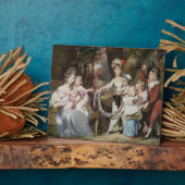 Frau Justinian Casamajor und Acht ihrer Kinder, Fotoplatte (Seite)