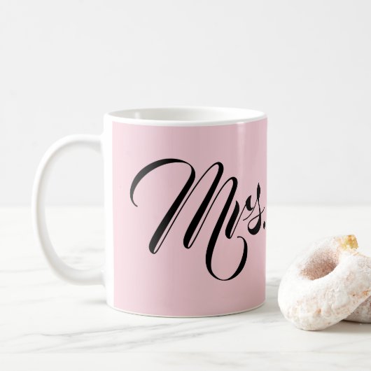Frau Kaffeetasse (Mit Donut)
