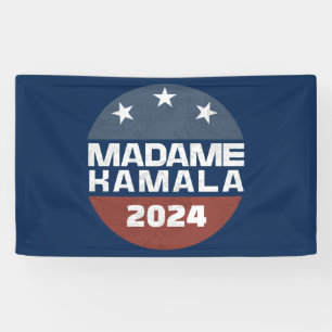 Frau Kamala Harris 2024 für Präsidentin Patriotisc Banner