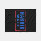 Frau Kamala Harris Tim Wheimer Vp Brat Fleecedecke (Vorderseite (Horizontal))