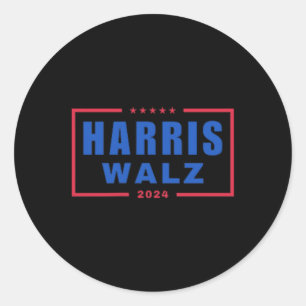 Frau Kamala Harris Tim Wheimer Vp Brat Runder Aufkleber