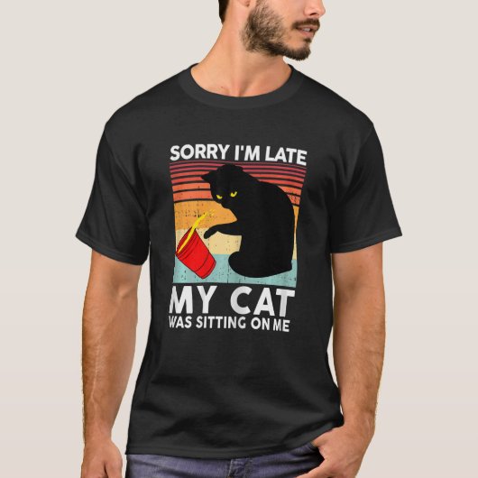 Frau kann es bedauern, dass ich meine Katze verspä T-Shirt (Vorderseite)